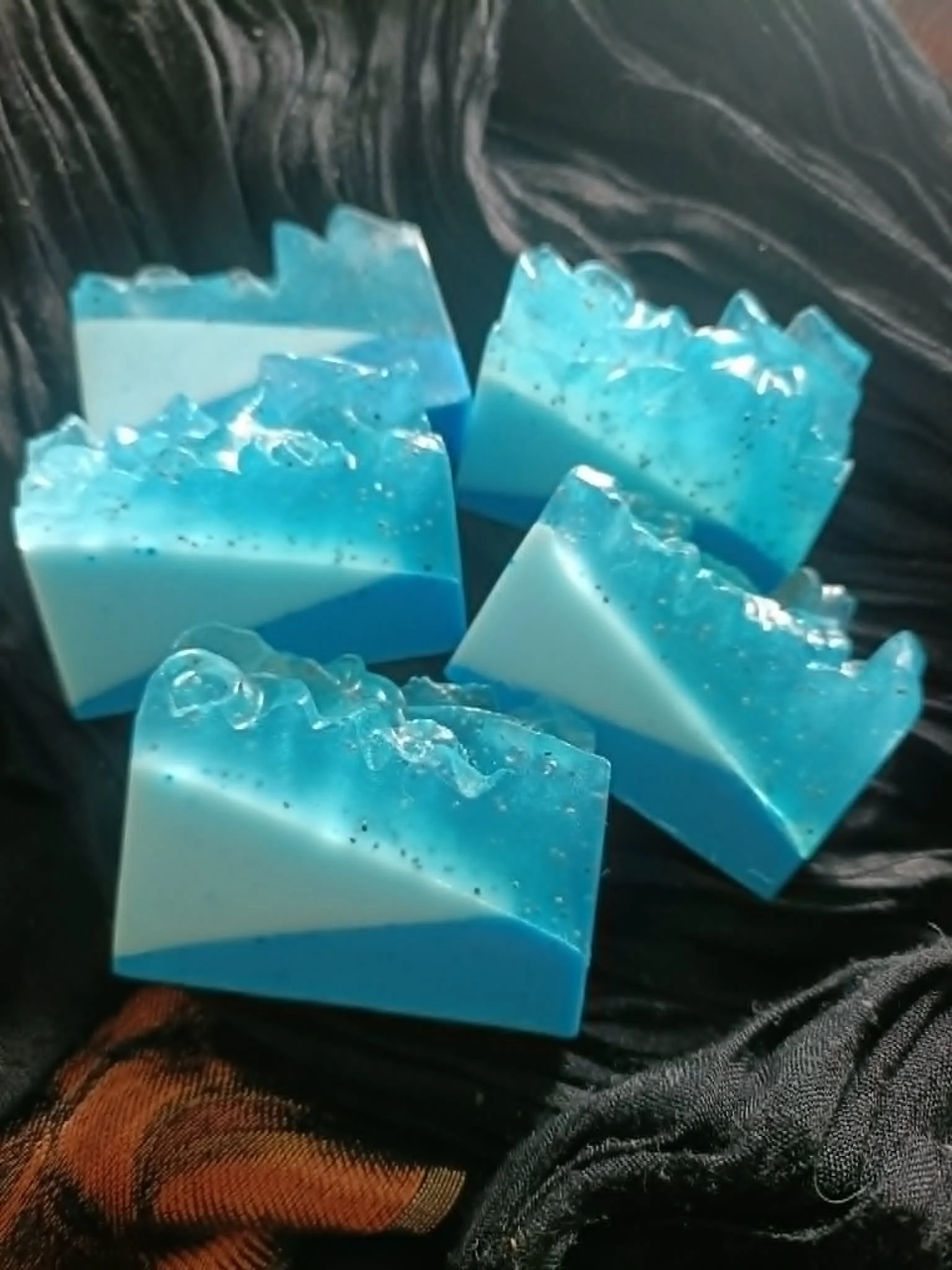Shea butter and Aloe vera soap bases - Ocean breeze