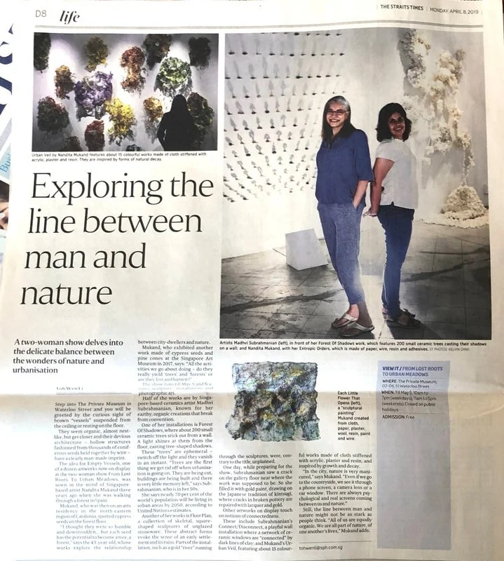 Exploring the Line between Man and Nature by Toh Wen Li, The Straits Times, &nbsp;April 8, 2019