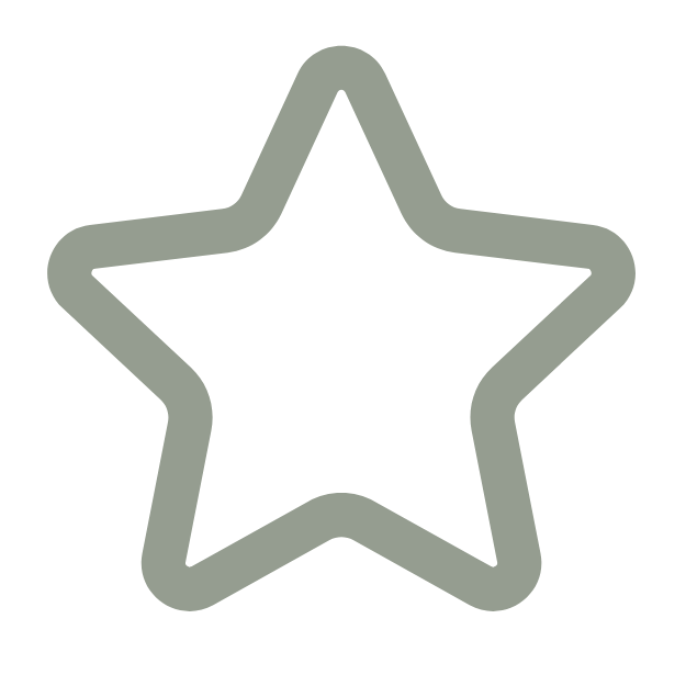 Outline of a star shape with no interior content.