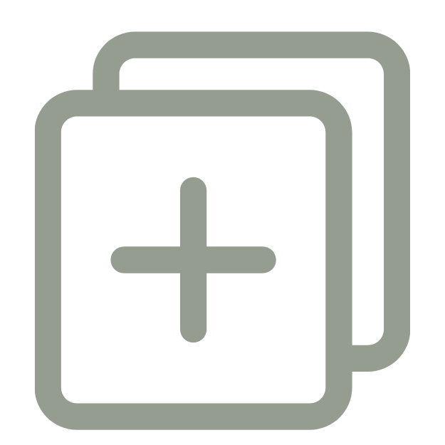 Icon of a medical book with a medical cross symbol on the cover.