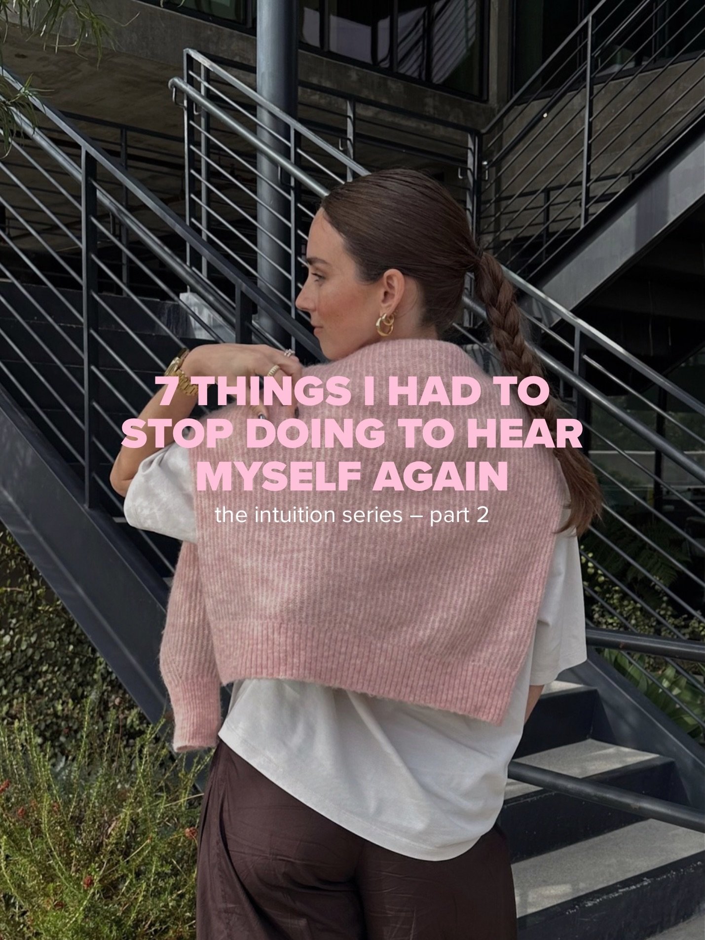 I&rsquo;ve spent the last few years thinking my intuition was broken. turns out my internal frequency was just jumbled. 

these are the things I had to be honest with myself about and let go of before I could hear myself again. which one still has a 