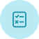 Icon of a handwritten checklist on a piece of paper
