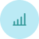Simple line graph with ascending bars