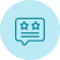 Icon of a computer monitor displaying a document with a magnifying glass over it, representing search or review of digital content.