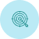 Circular snail shell with a spiral pattern