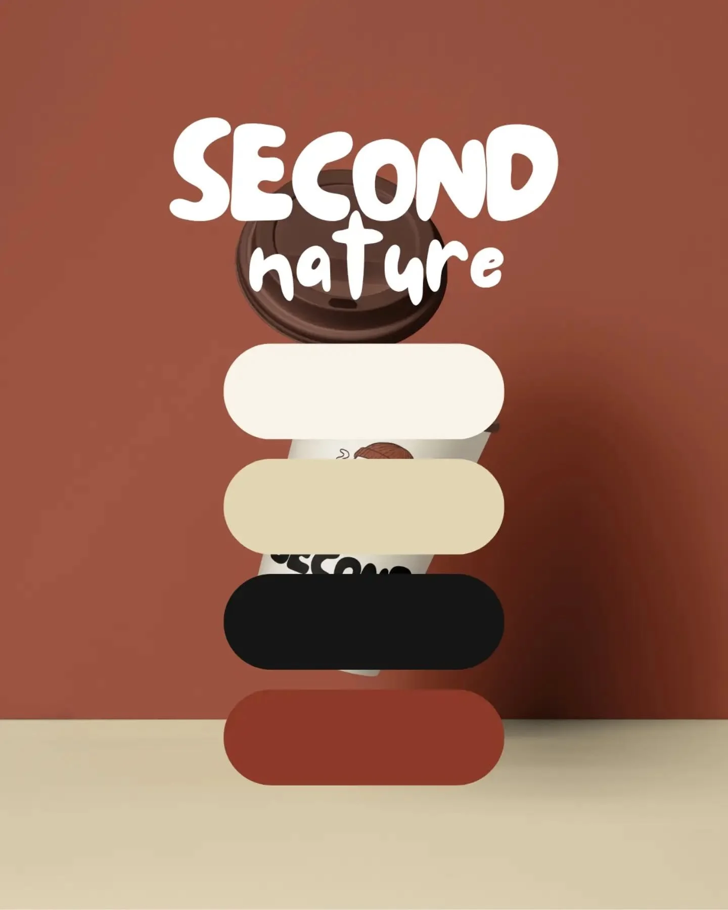 A vegan coffee shop shouldn't have to lecture anyone to prove it's doing the right thing.

That was the whole brief behind Second Nature, a coffee and merch brand we built for a generation that can spot performative sustainability a mile off. Instead