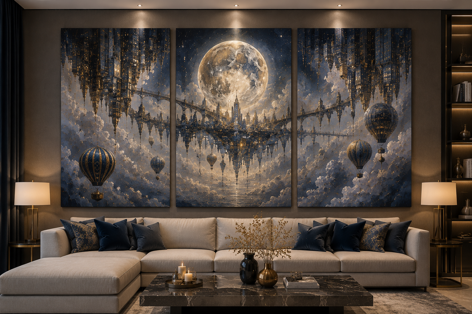 The City beneath the Moon