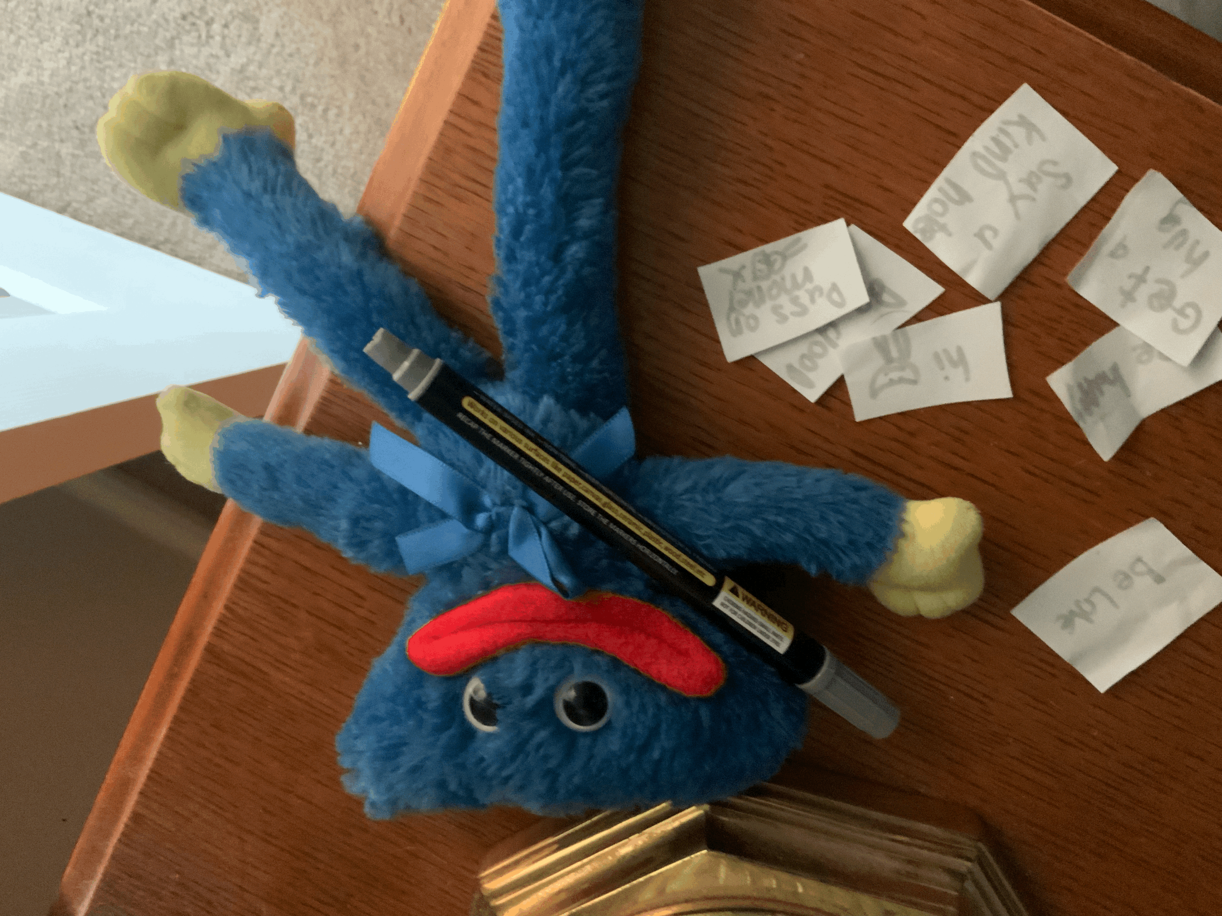 Notes From Huggy Wuggy.