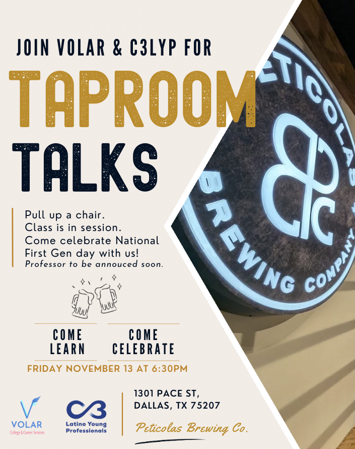 Taproom Talk: National First Gen Edition