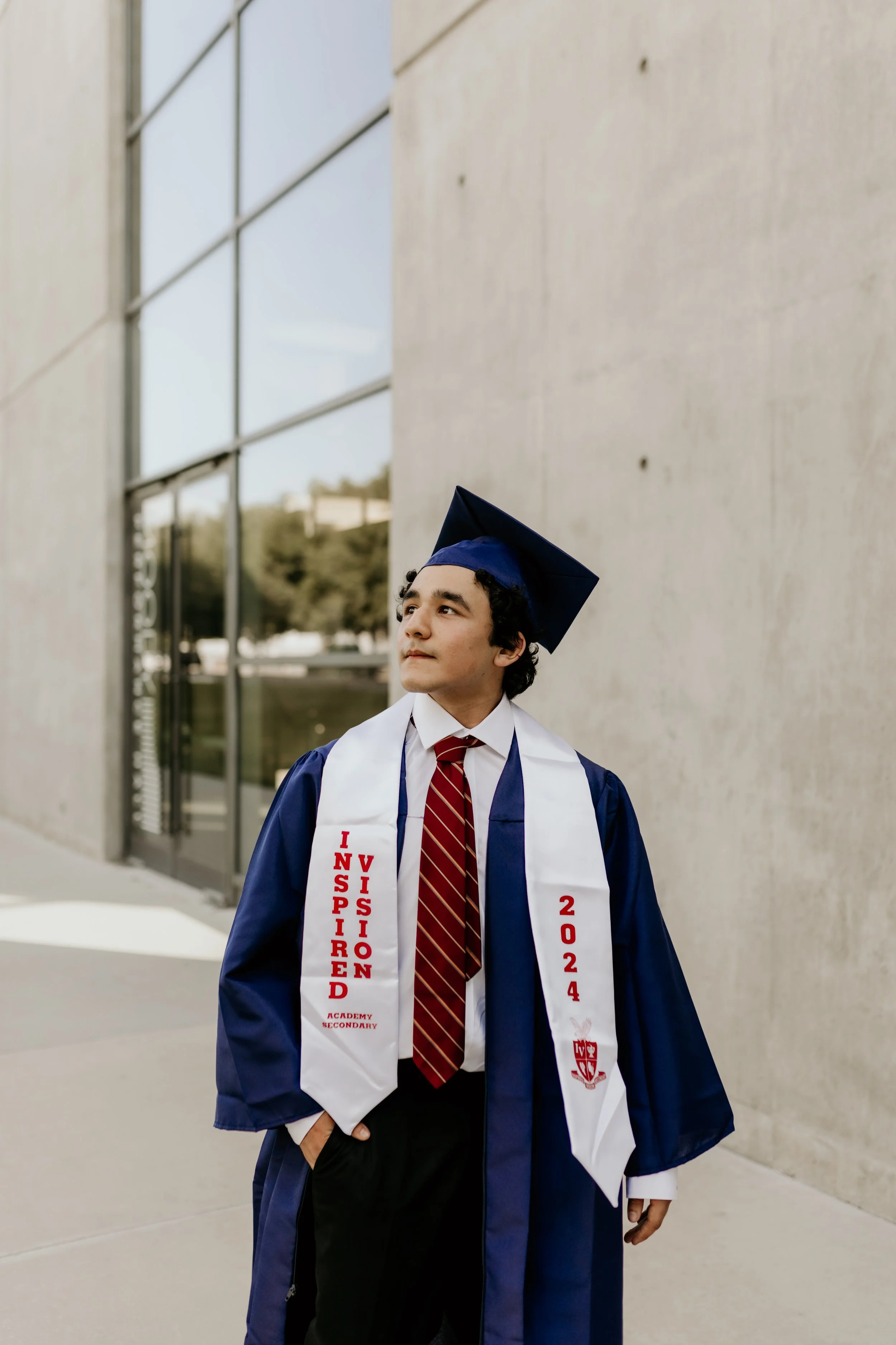 Proud graduate Reggie