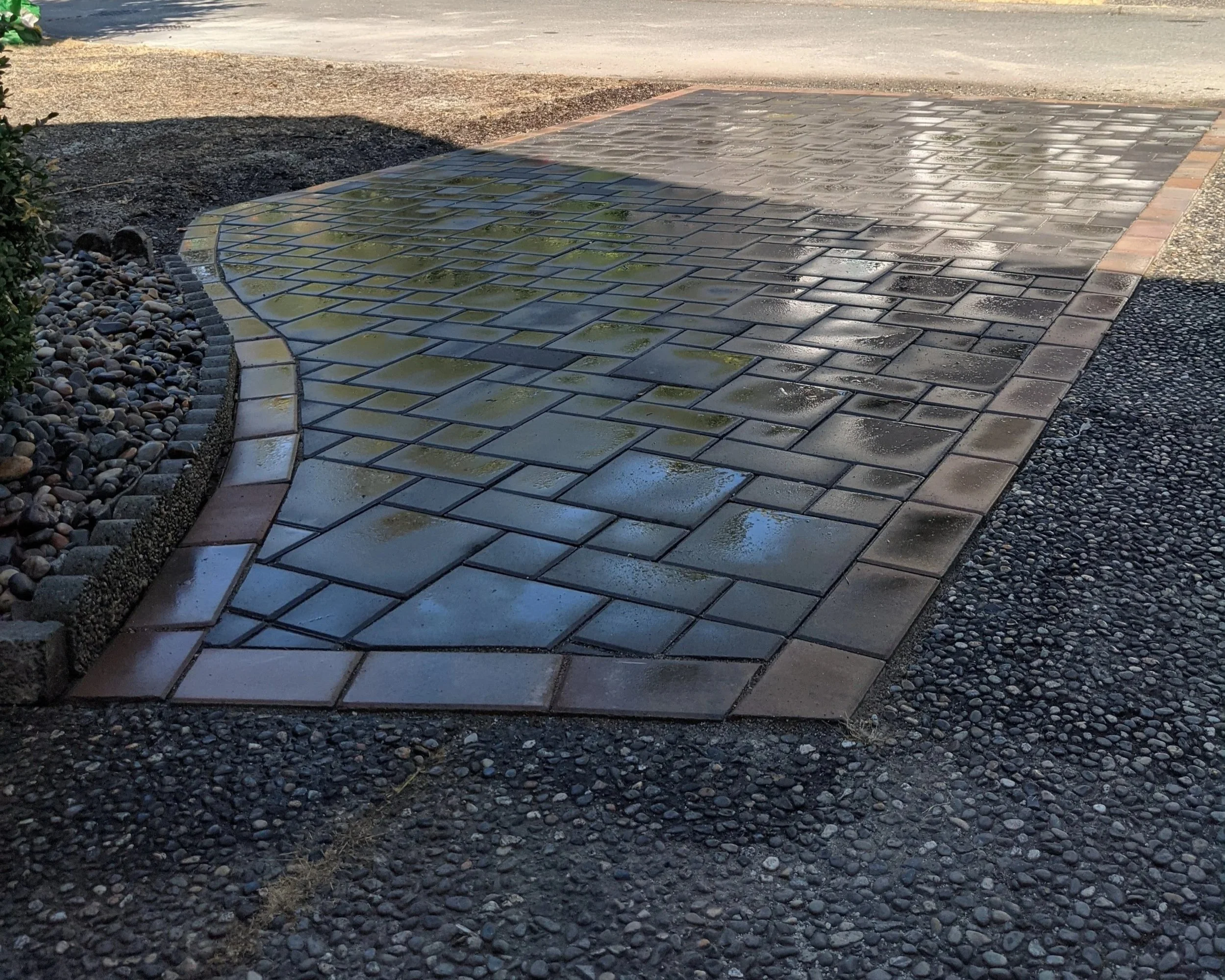 Newstone Standard Classic Series driveway extension - Port Moody