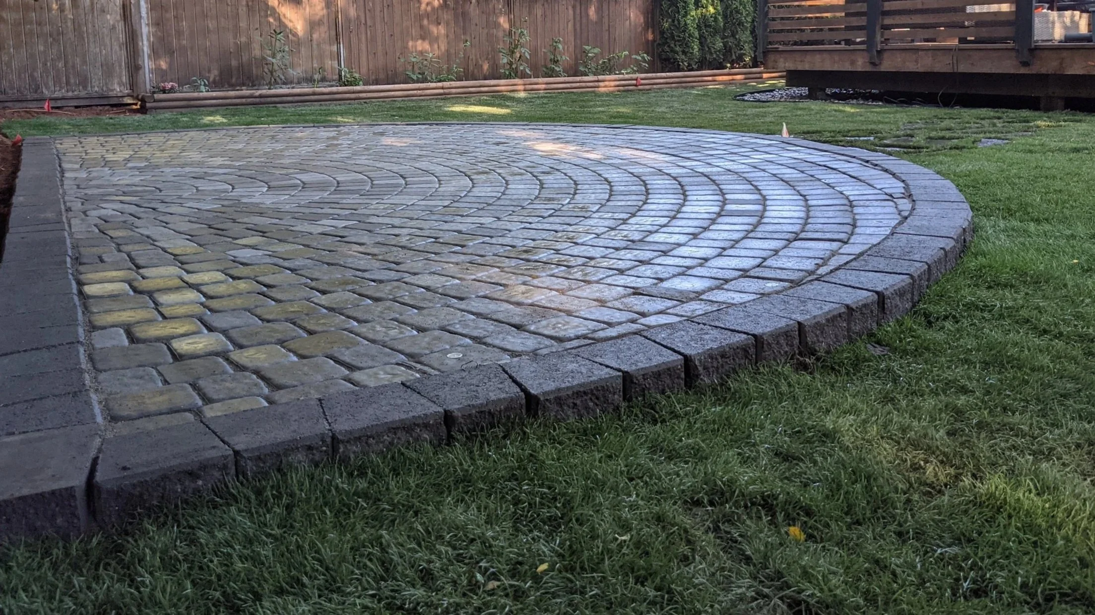 Old Dominion paver patio - Vancouver