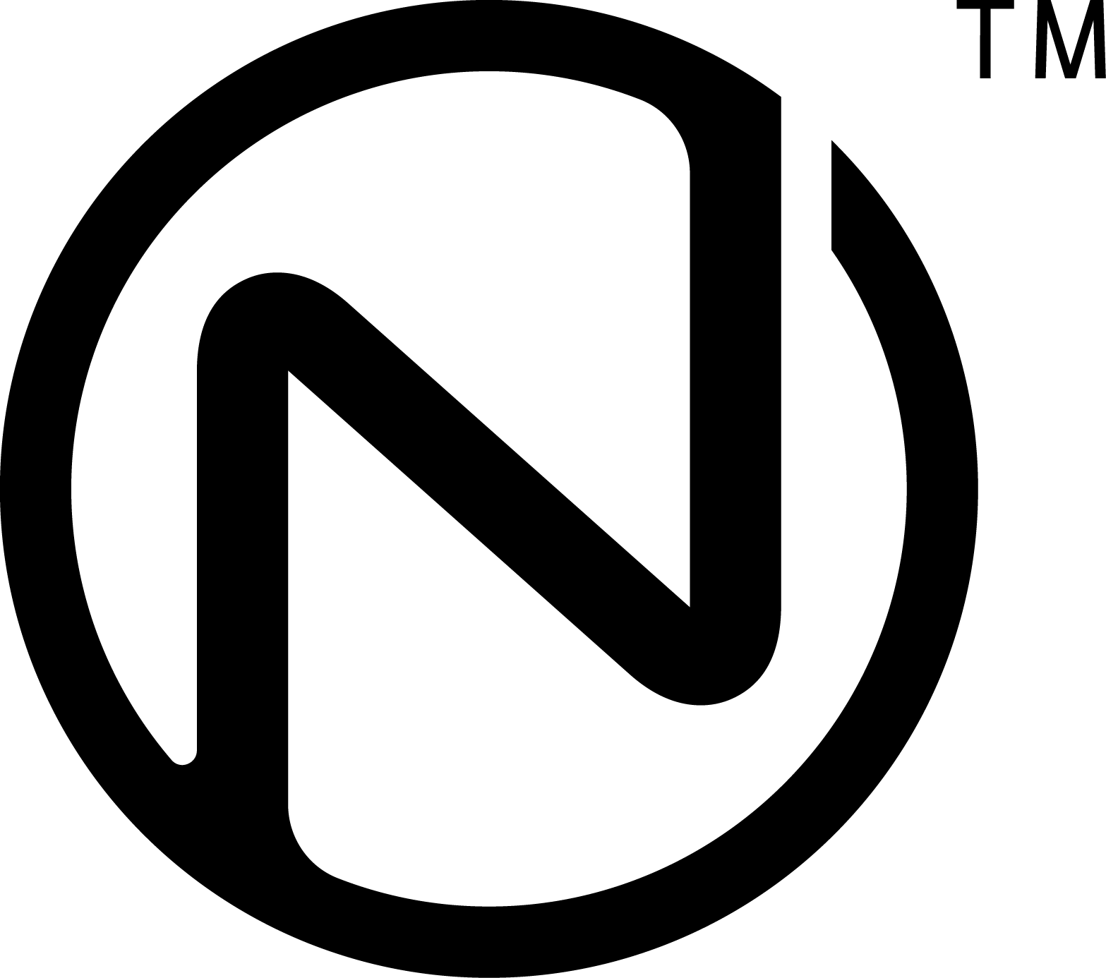 A silhouette of a person in a cap riding a bicycle at sunset.