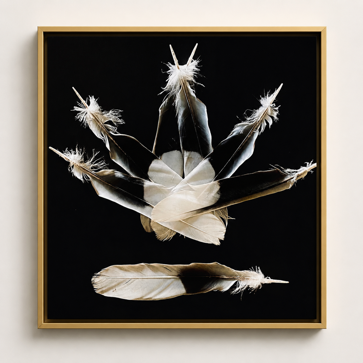 Birds of a Feather in Gold frame.png