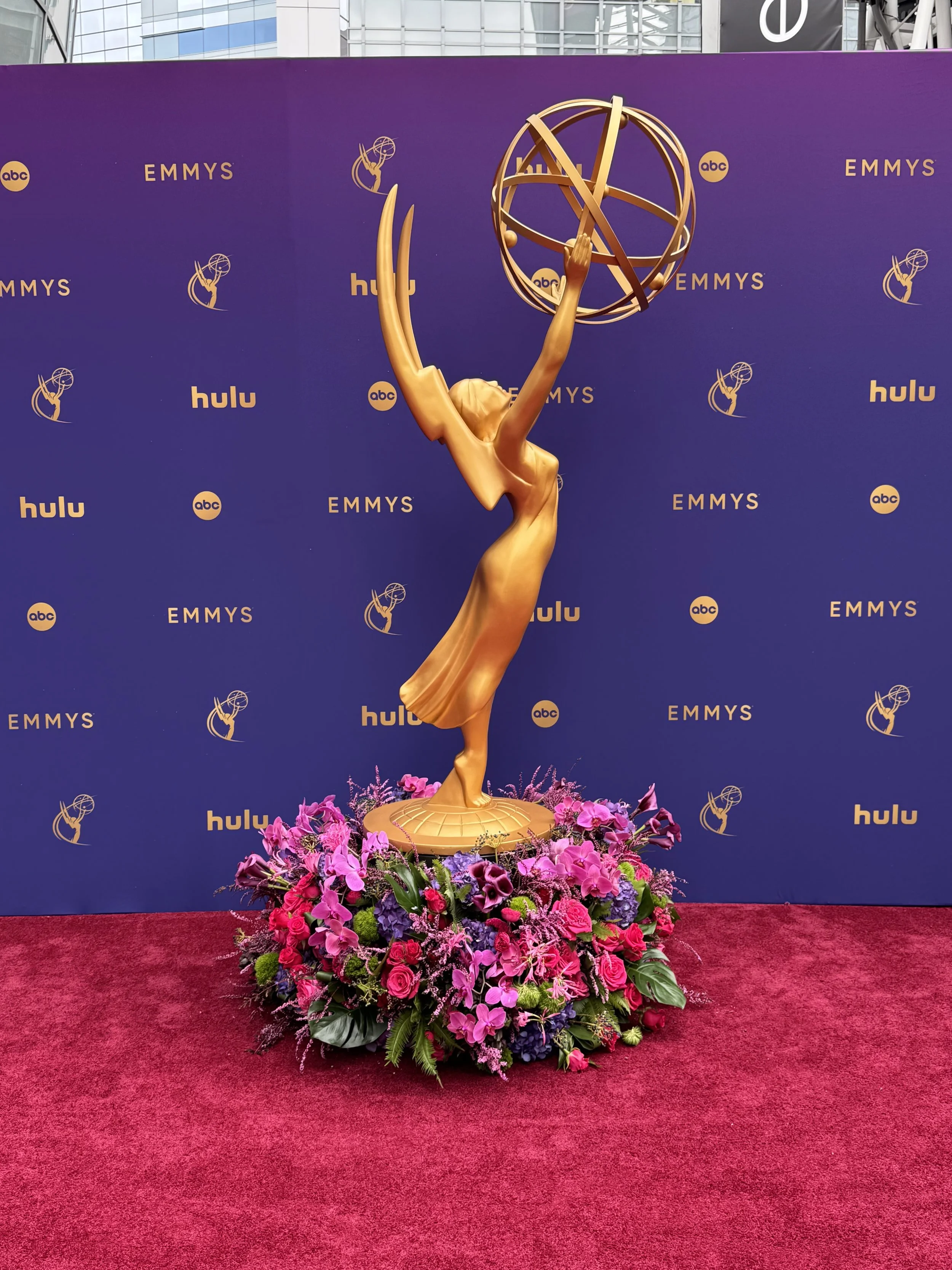 Designed and created production mechanicals for red carpet for the 2024 Emmy Awards