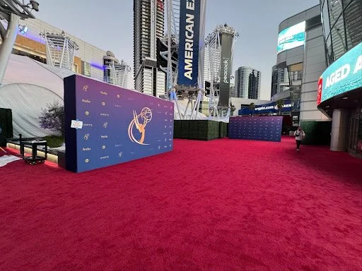 Designed and created production mechanicals for various photo opportunities on red carpet for the 2024 Emmy Awards