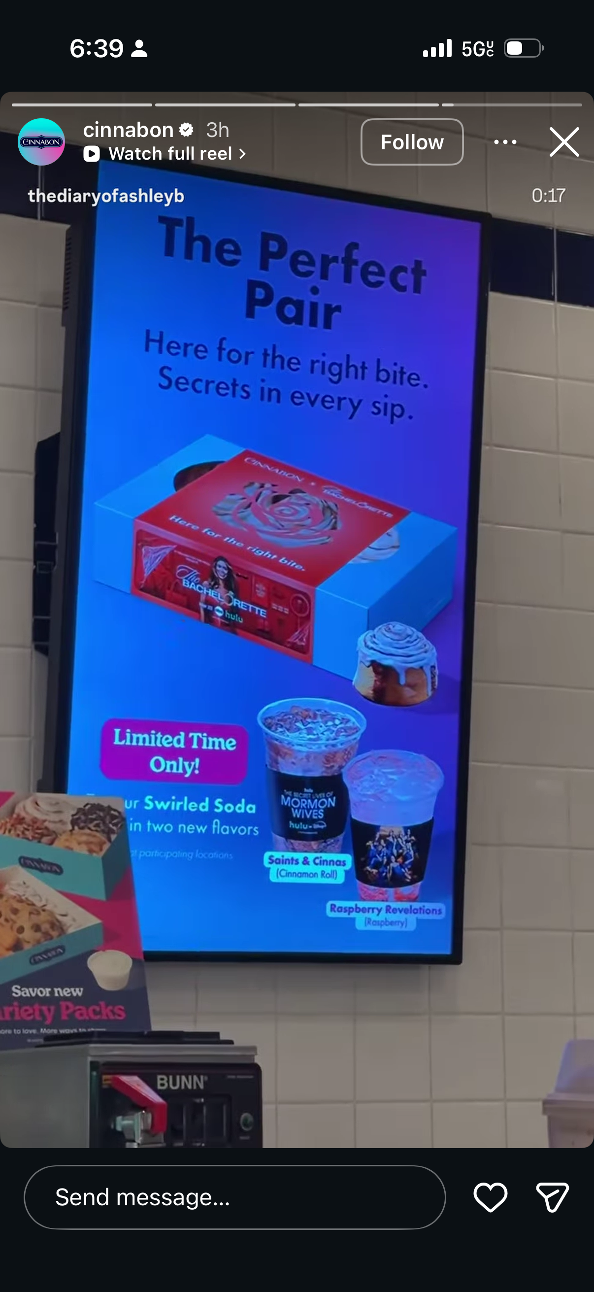 Designed digital signage for parternship