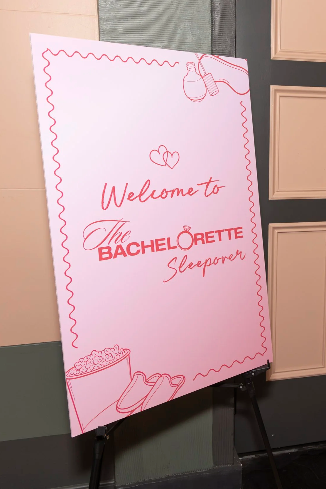 Designed various assets for The Bachelorette influencer sleepover event