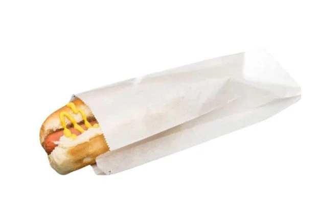 White Satchel Greaseproof Range Hot Dog - 500 per pack