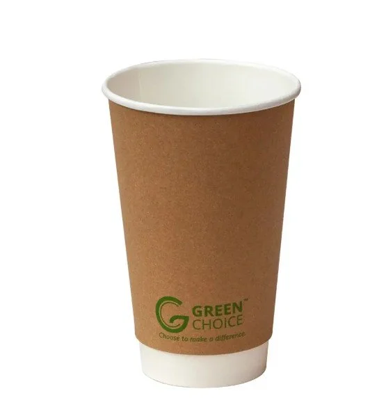 Double Wall Cup PLA - 16oz / 480mil - 500 per box
