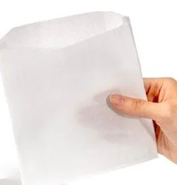 #4 Greaseproof White Paper Bags - 240mm x 200mm - Pack 500 / 40gsm