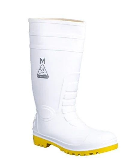 PVC Safety Gumboots – White