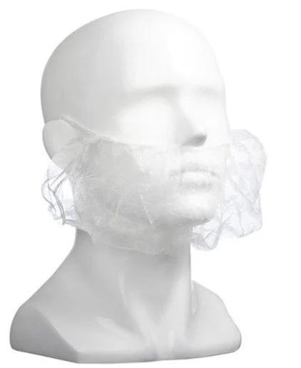 Polypropylene Beard Covers Double Loop – White (Box of 1000)