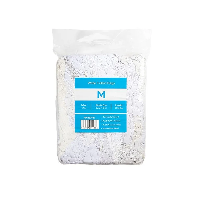 T-shirt rags 2kg - White