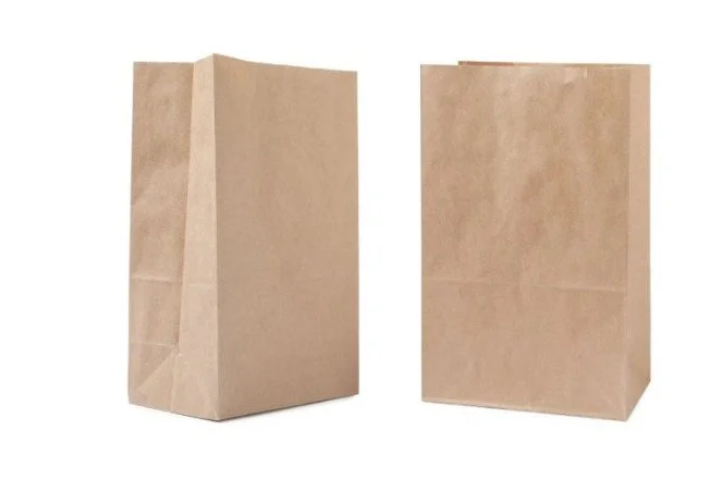 Small Check-Out SOS Block Bottom Bag - 300 per pack