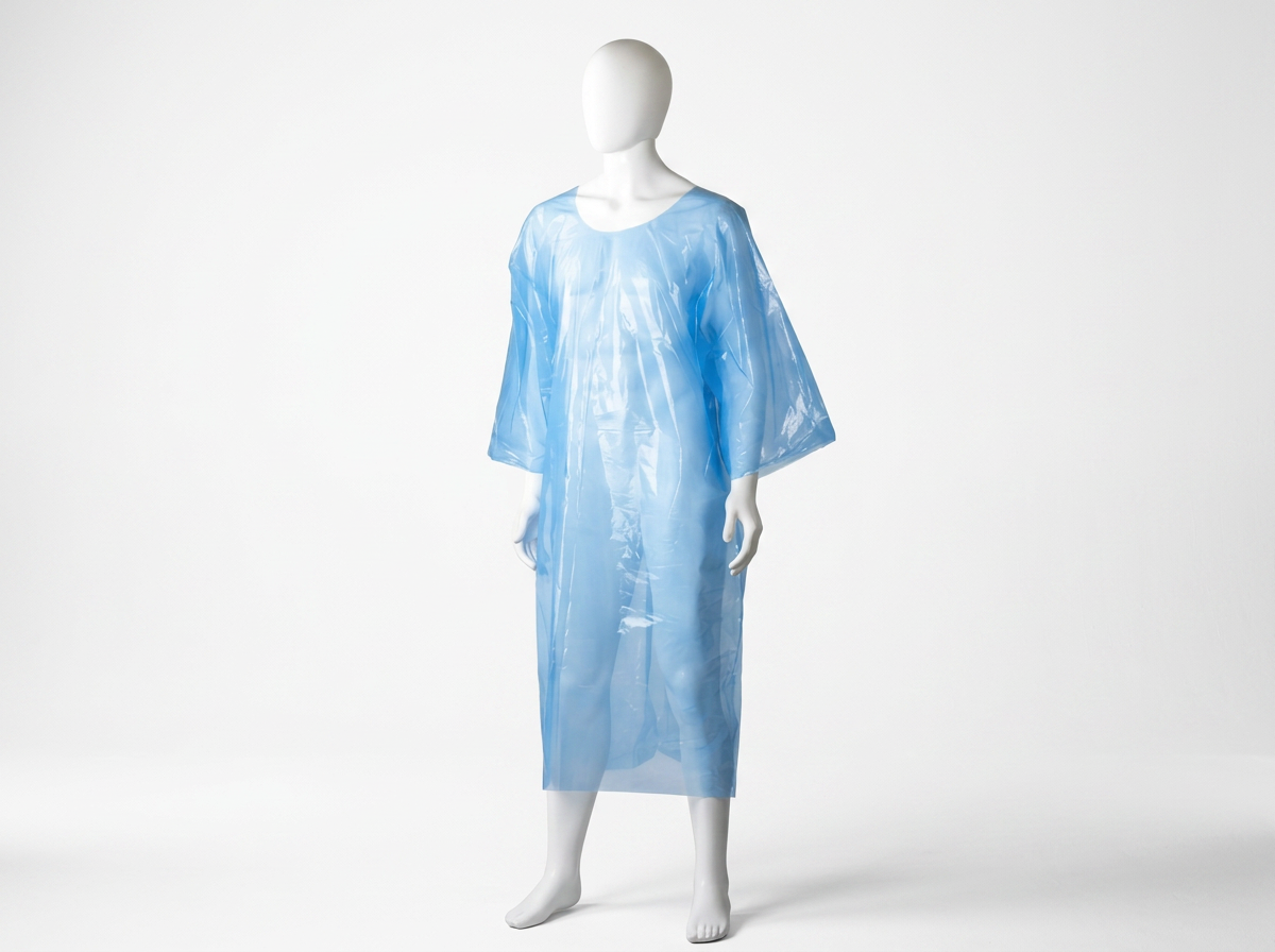 Polyethylene Splash Jacket - Blue, 800mm x 1300mm x 30mu (200 per box)