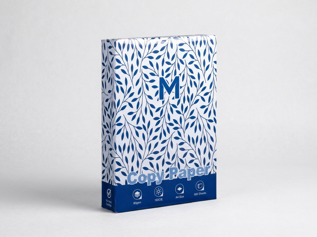 Office Copy Paper A4, White, 80gsm - Box of 5 reams