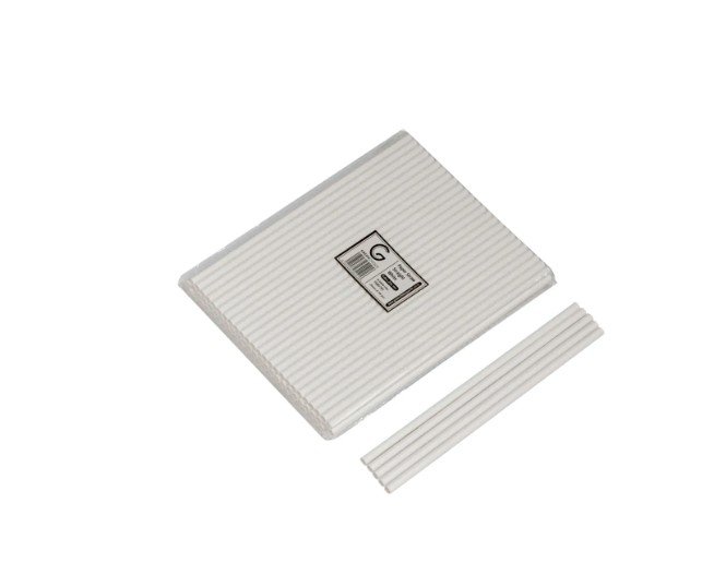 Paper Straw Straight - 6mm White - 1000 per box