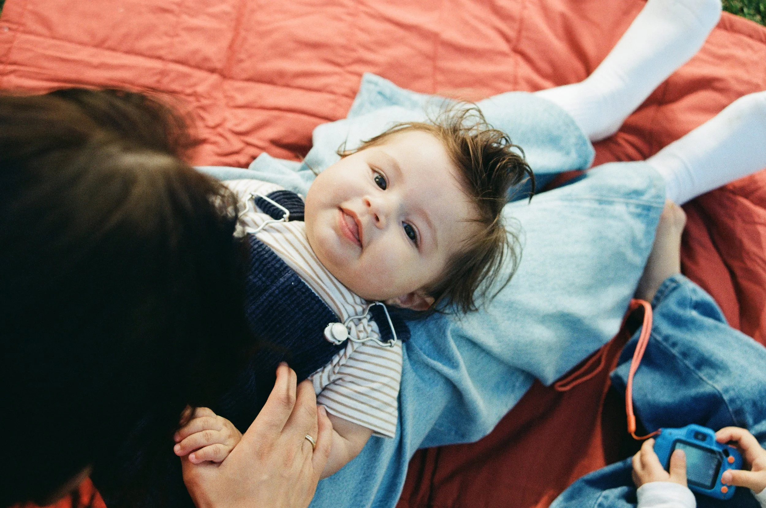 baby boy with mother 