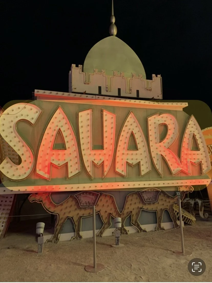 Sahara sign Neon Museum