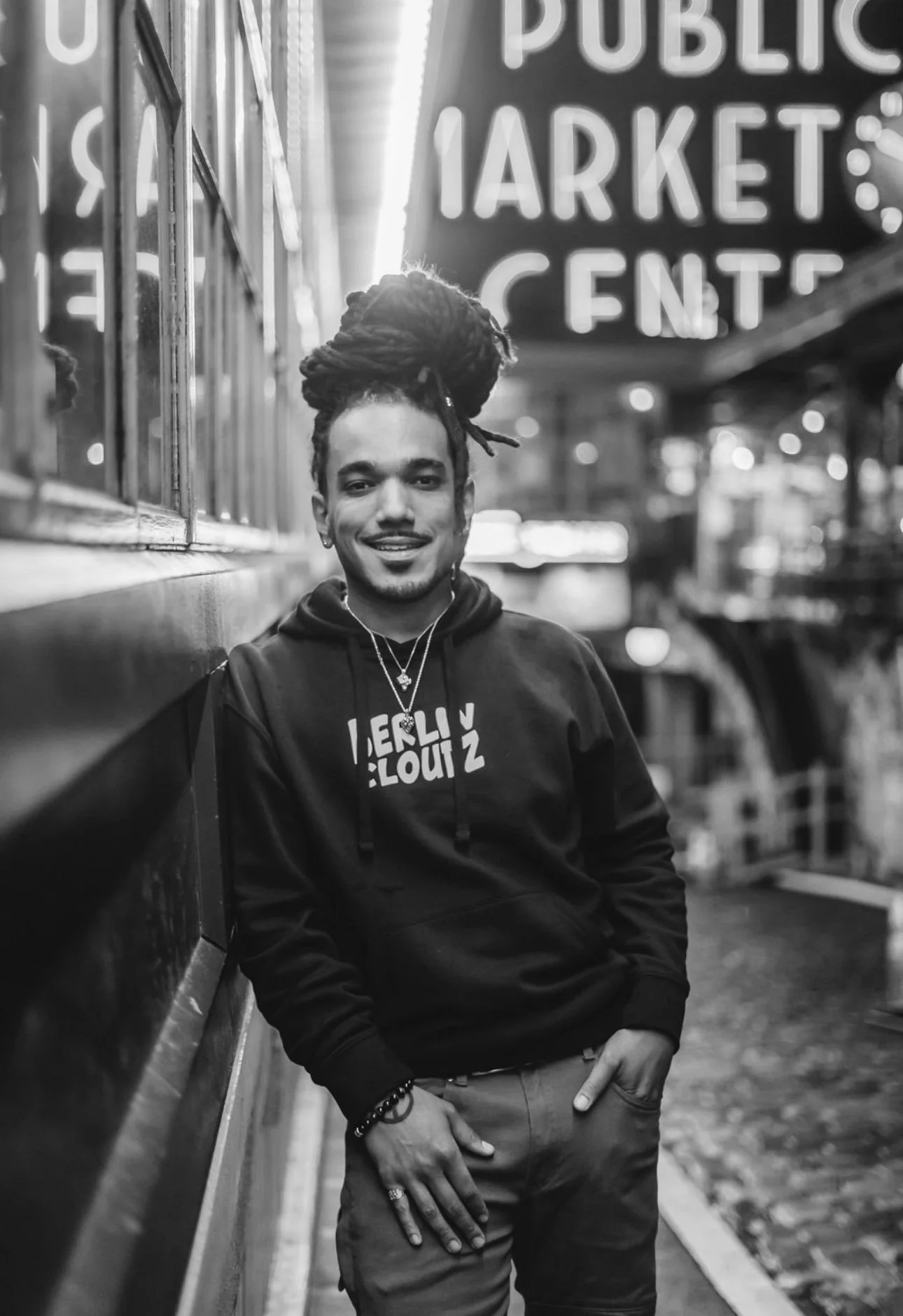 Aaron Waters, Founder of Forever Culture, at Pike Place Market