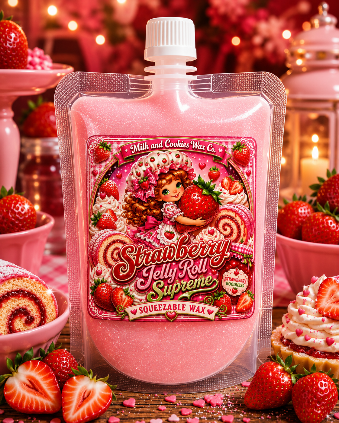 Strawberry Jelly Roll Supreme
