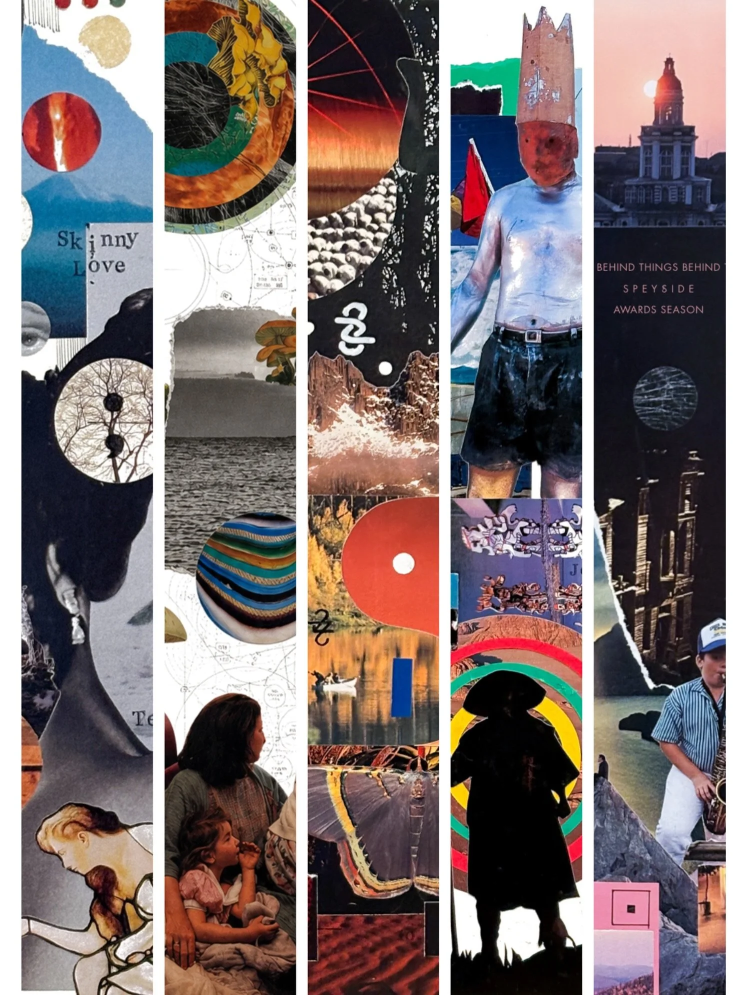 Five Bon Iver albums. Five collages.

Started this series because I loved the music and wanted to see what each album looked like to me. Looking at them all together now, it&rsquo;s probably the most cohesive body of work I&rsquo;ve made.

#BonIver #