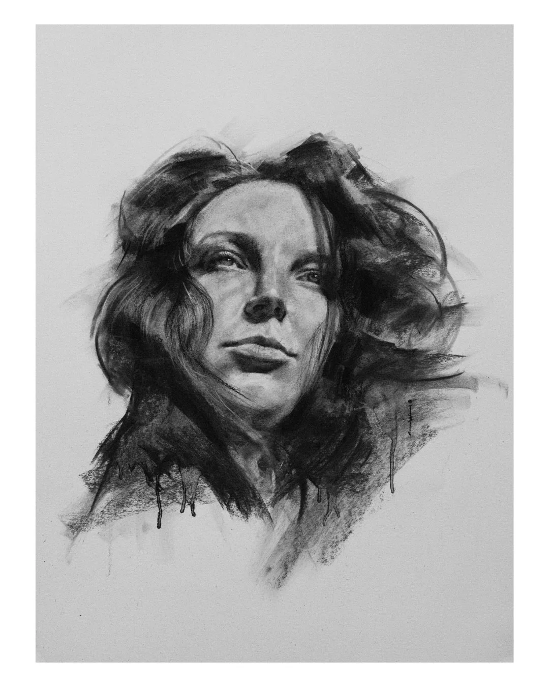 A charcoal portrait of fellow artist @mossandmurk 
.
#charcoal #charcoalart #drawing #australianartist #artwork