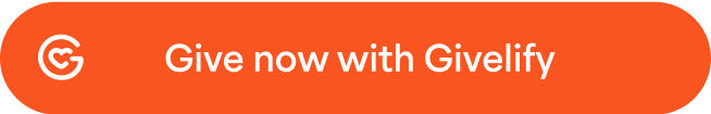 Orange button with white text that says 'Give now with Givelify' and Givelify logo on the left.