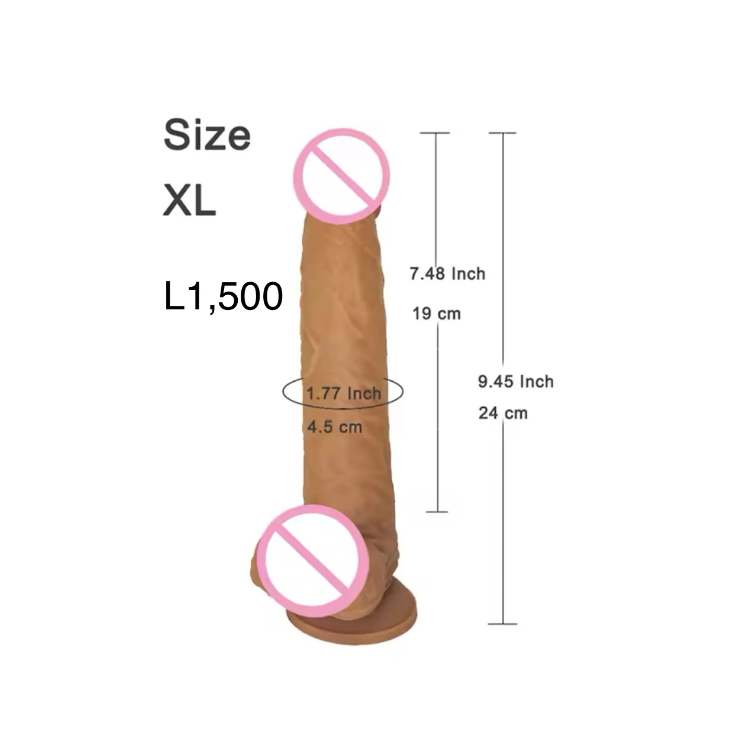 Juguete color, piel de 24 cm