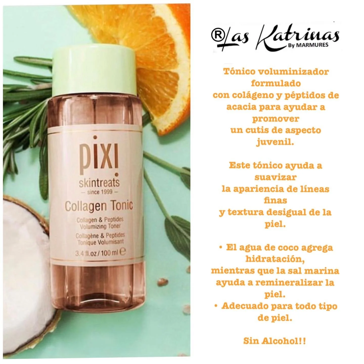 Pixi Tónico facial de Colageno