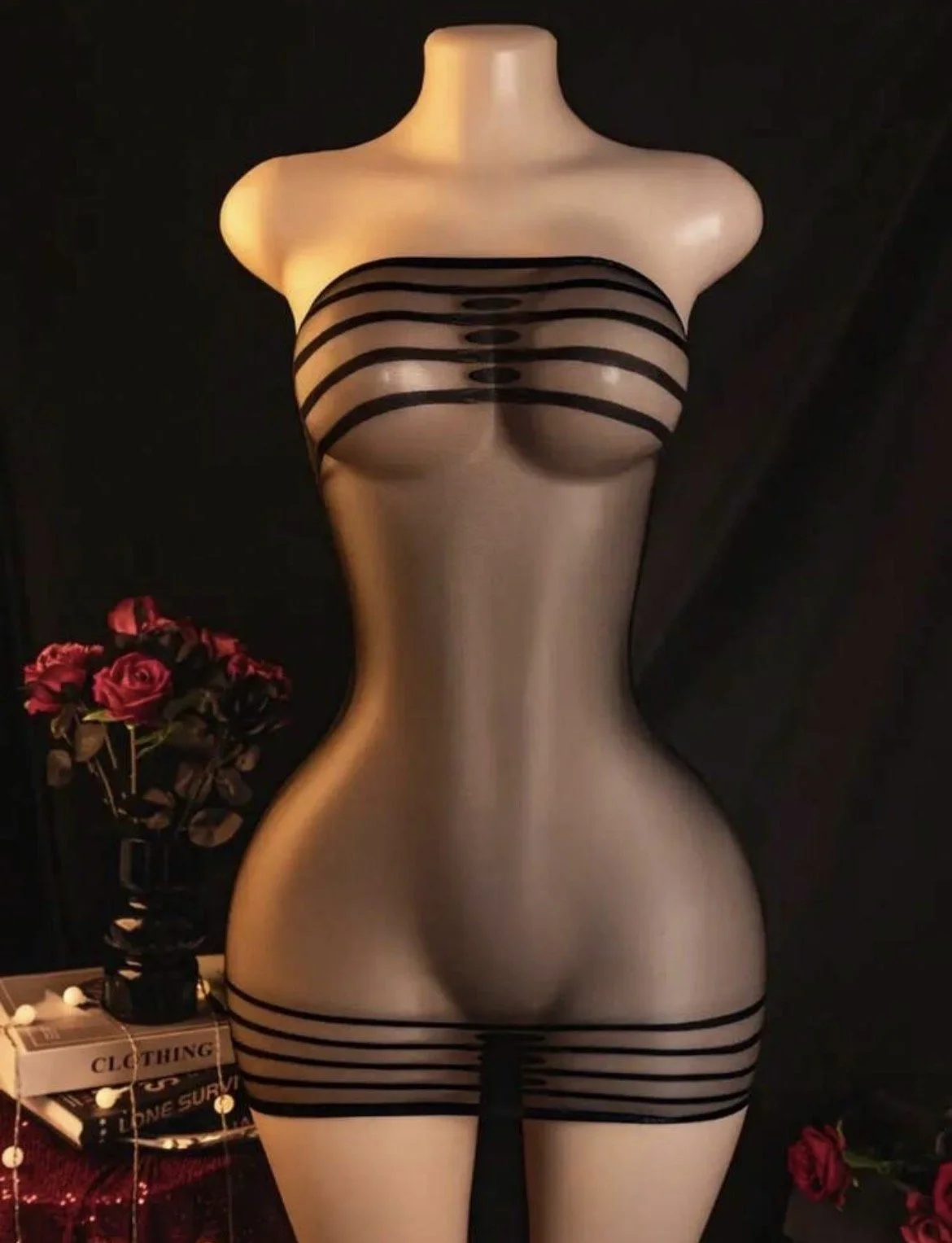 Vestido transparente