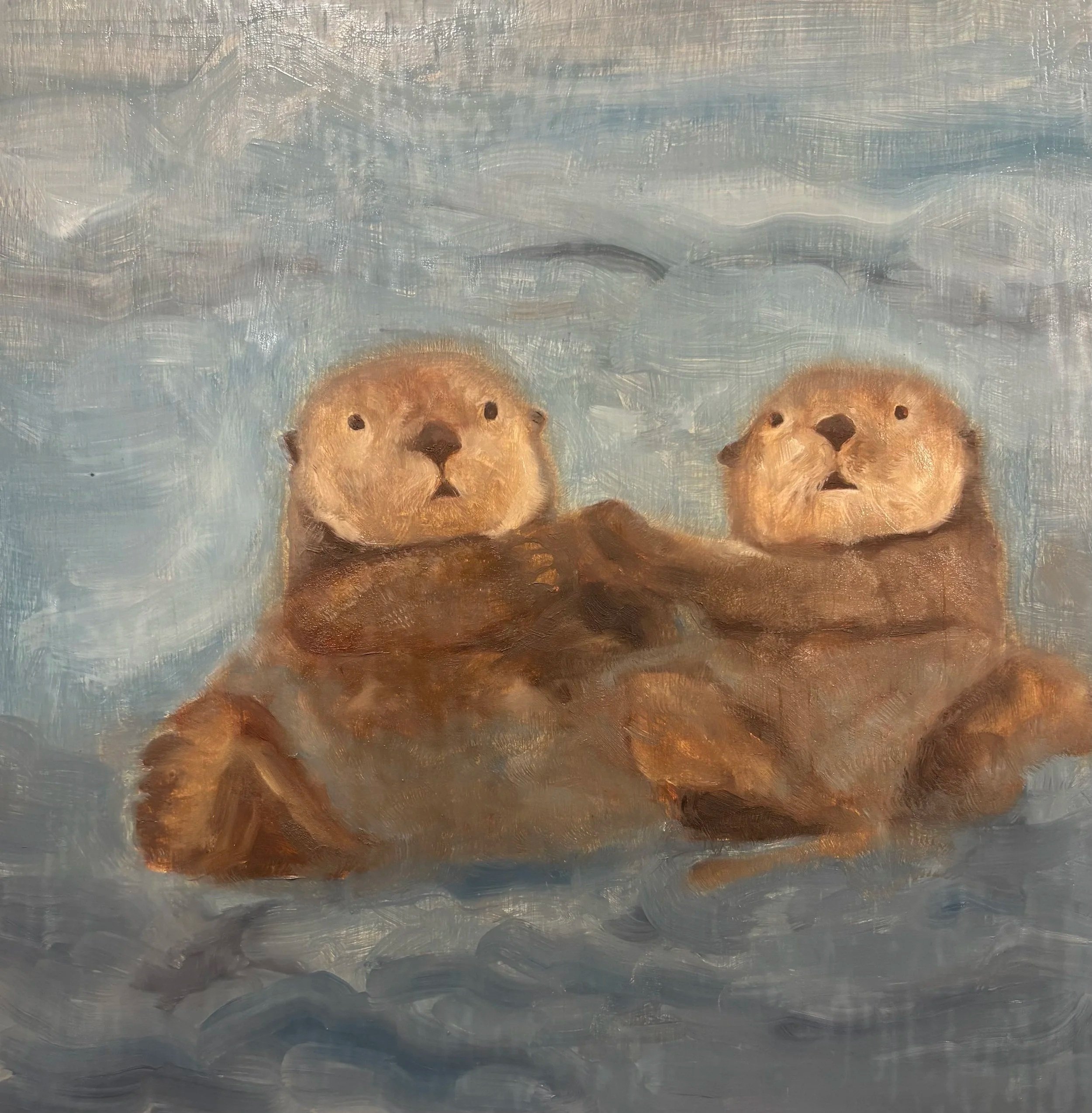 Special rocks, 2026. Oil on Board