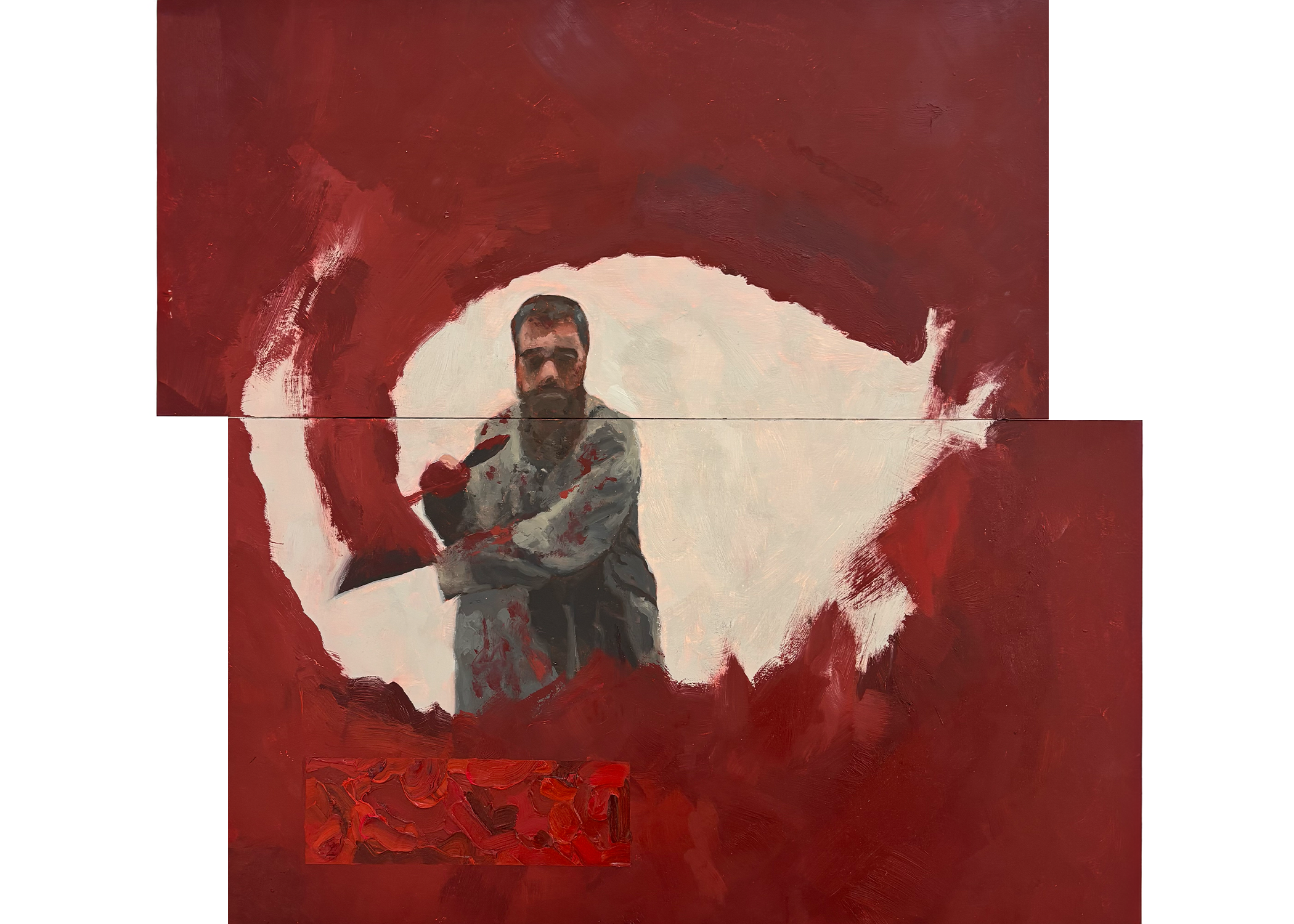 Moses Rosenthaler, 2026. Oil on board. 61cm x 70cm