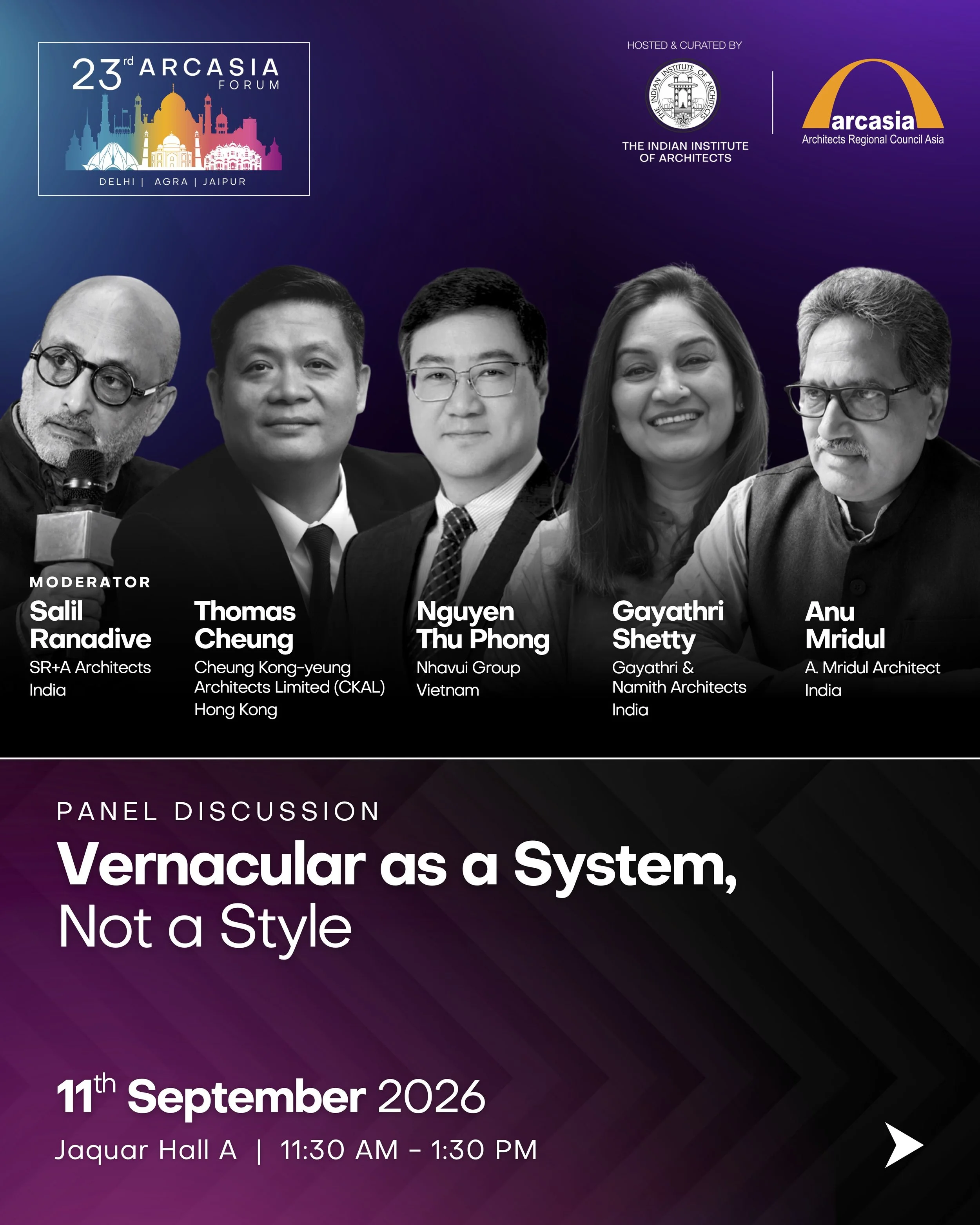 Thomas to Speak at 23rd ARCASIA Forum in India