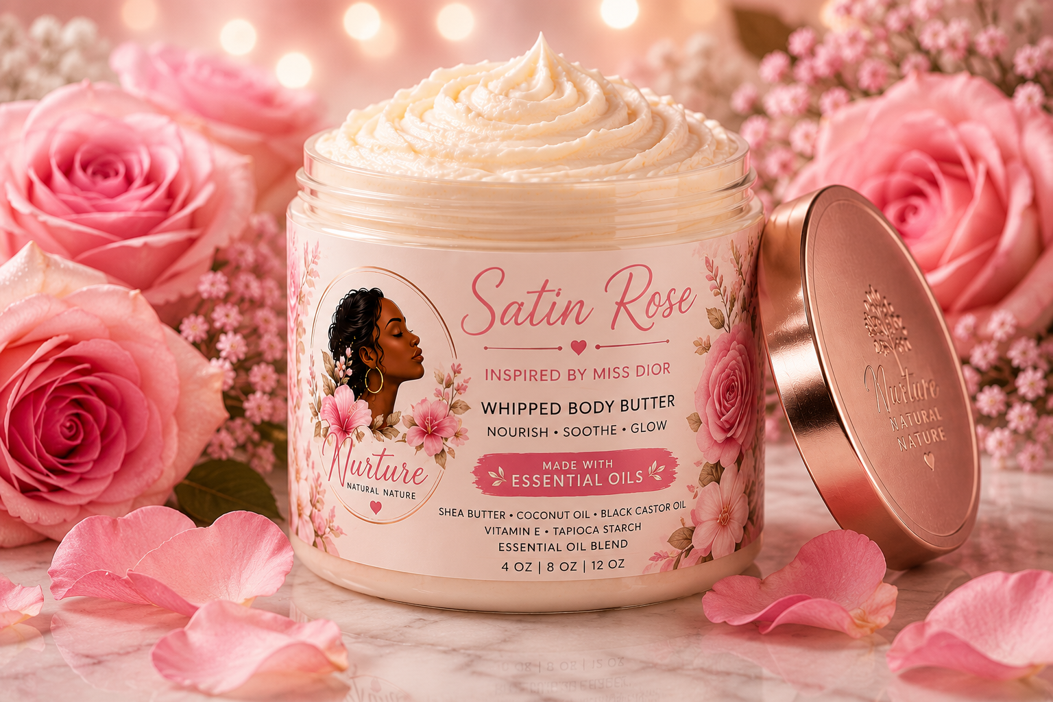 Satin Rose Whipped Body Butter