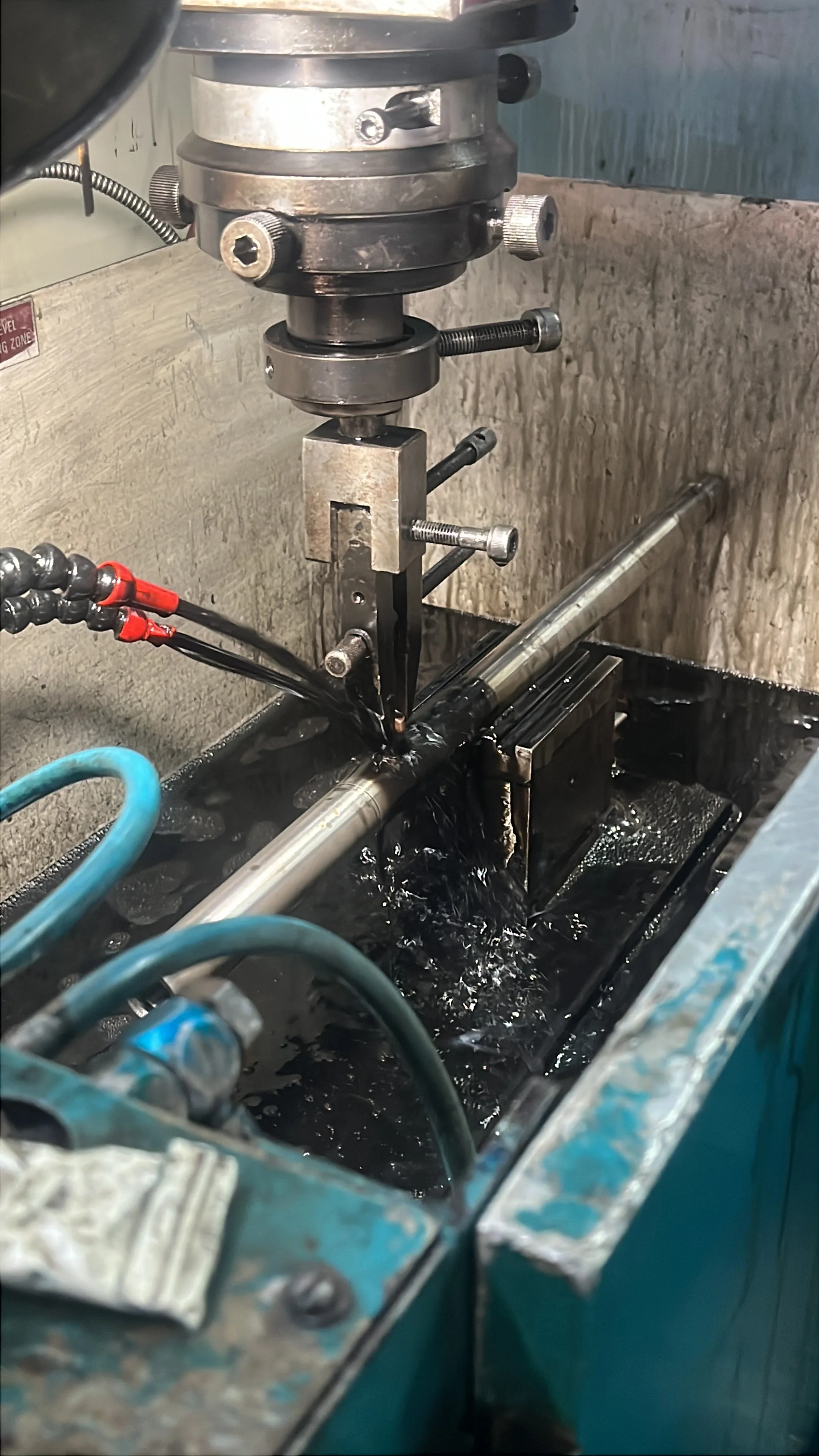 EDM machining of NDT calibration blocks