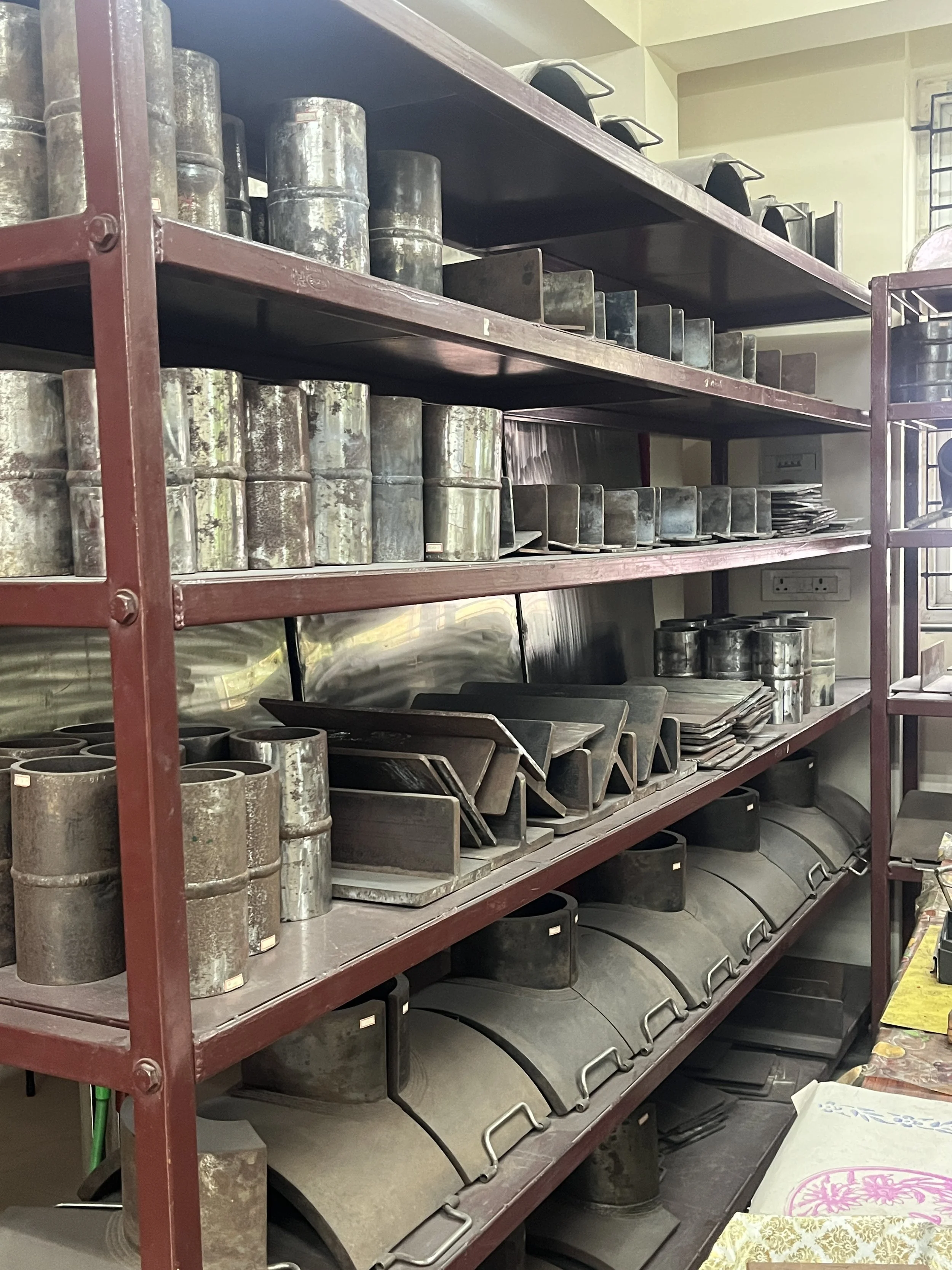 NDT specimens in storage