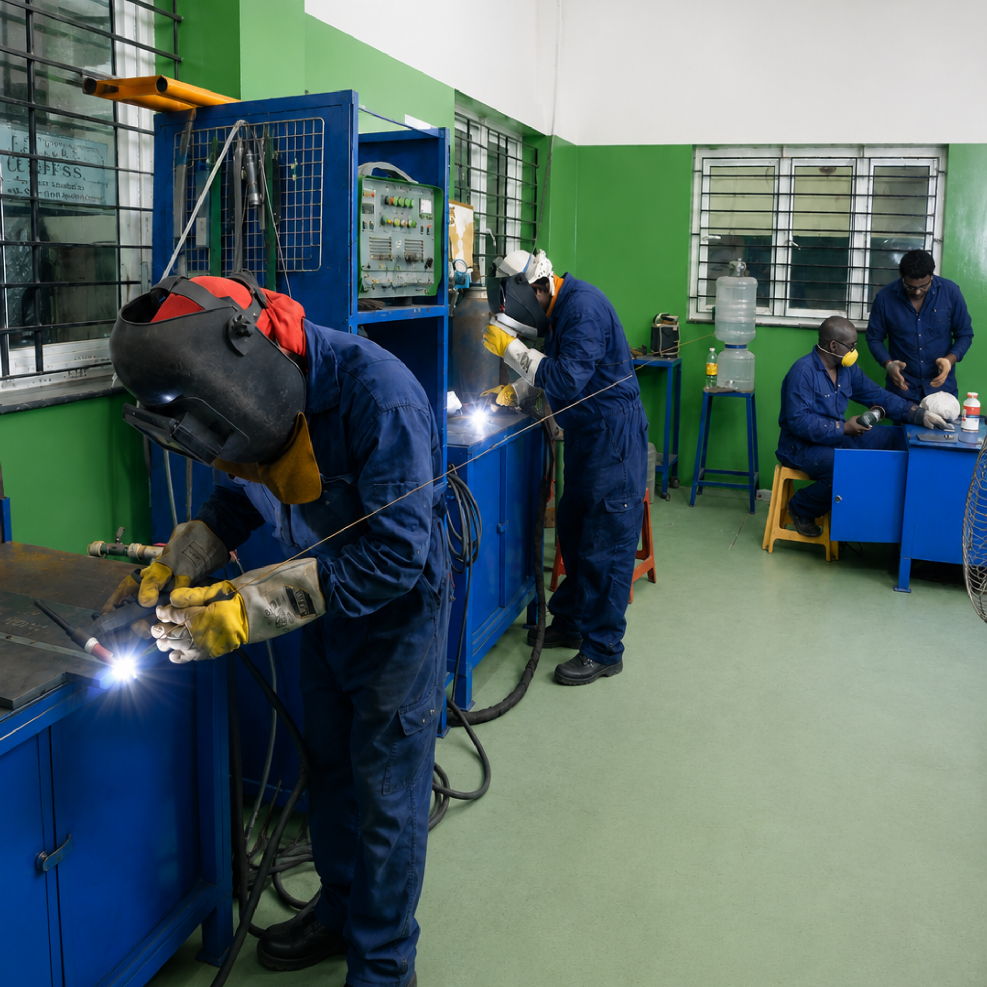 Welding fabrication of NDT specimens