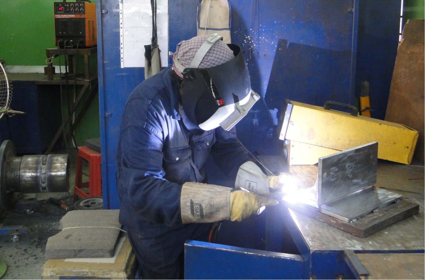 Welding Fabrication of T-Joint Specimen